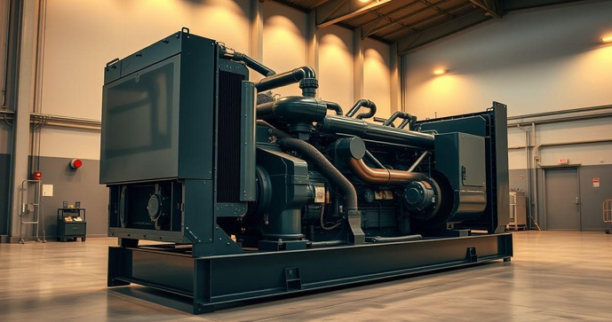 Gerador a Diesel Industrial é a Solução Eficiente para sua Indústria